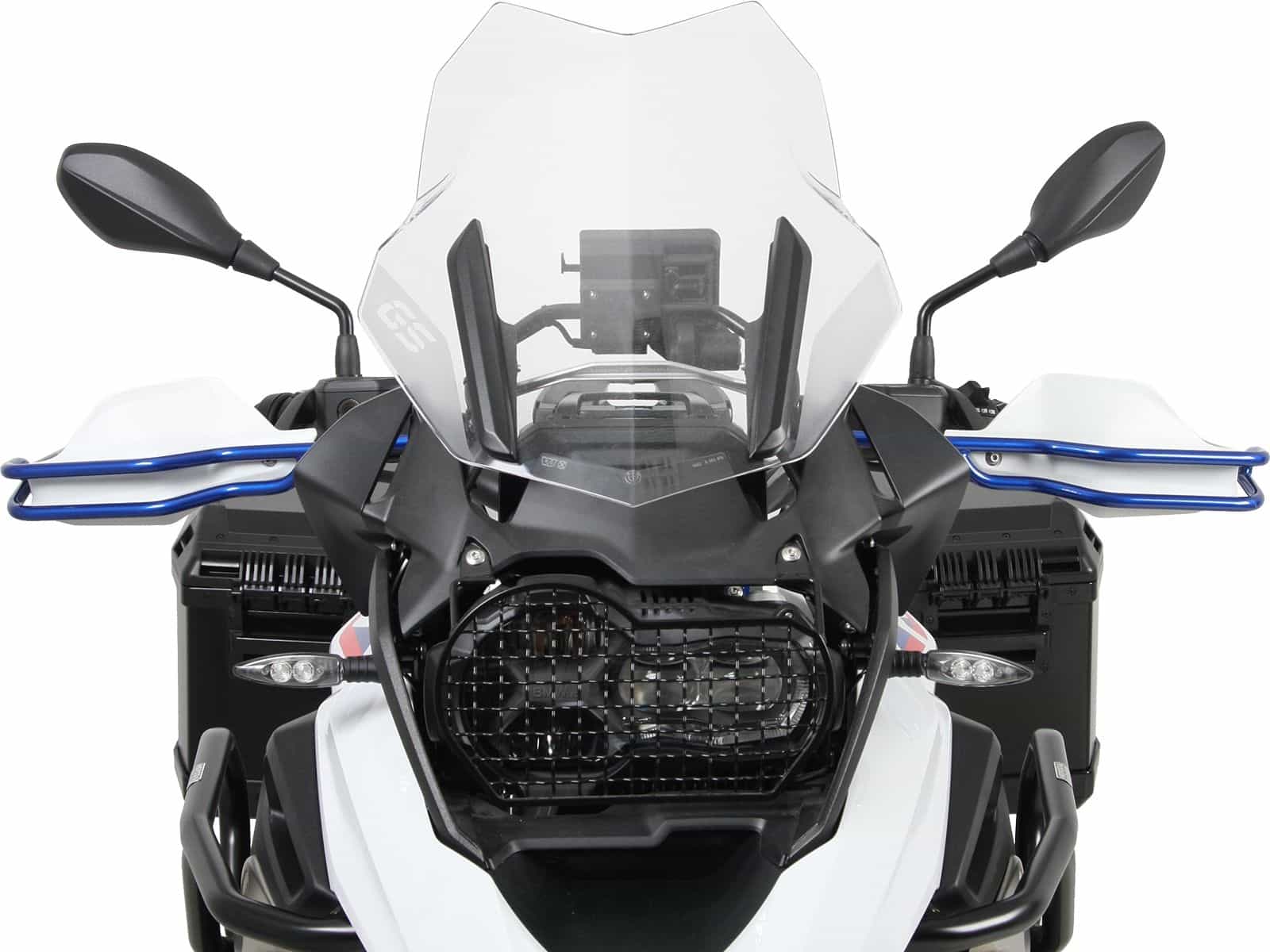Griffschutz metallic blau für BMW R 1200 GS Adventure (14-18) Hepco & Becker