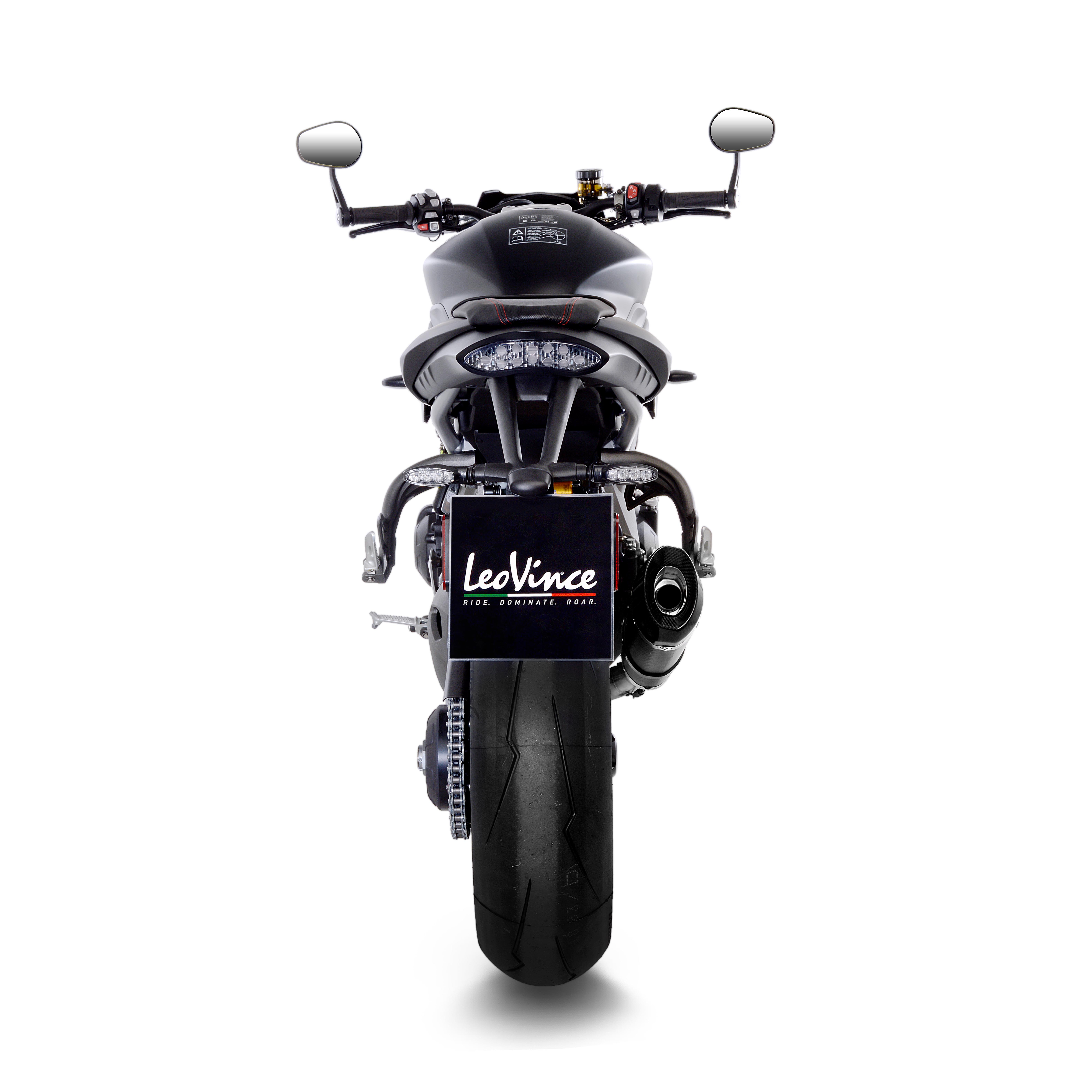 LeoVince Auspuffanlage Factory S, Carbon, Slip On für Triumph Speed Triple 1050 RS / S (18-19)