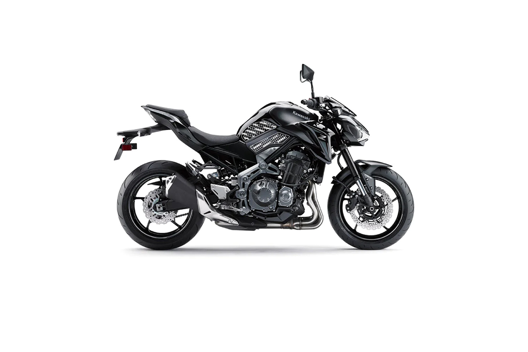 Stompgrip schwarz, Icon, für Kawasaki Z900, 2017-2024