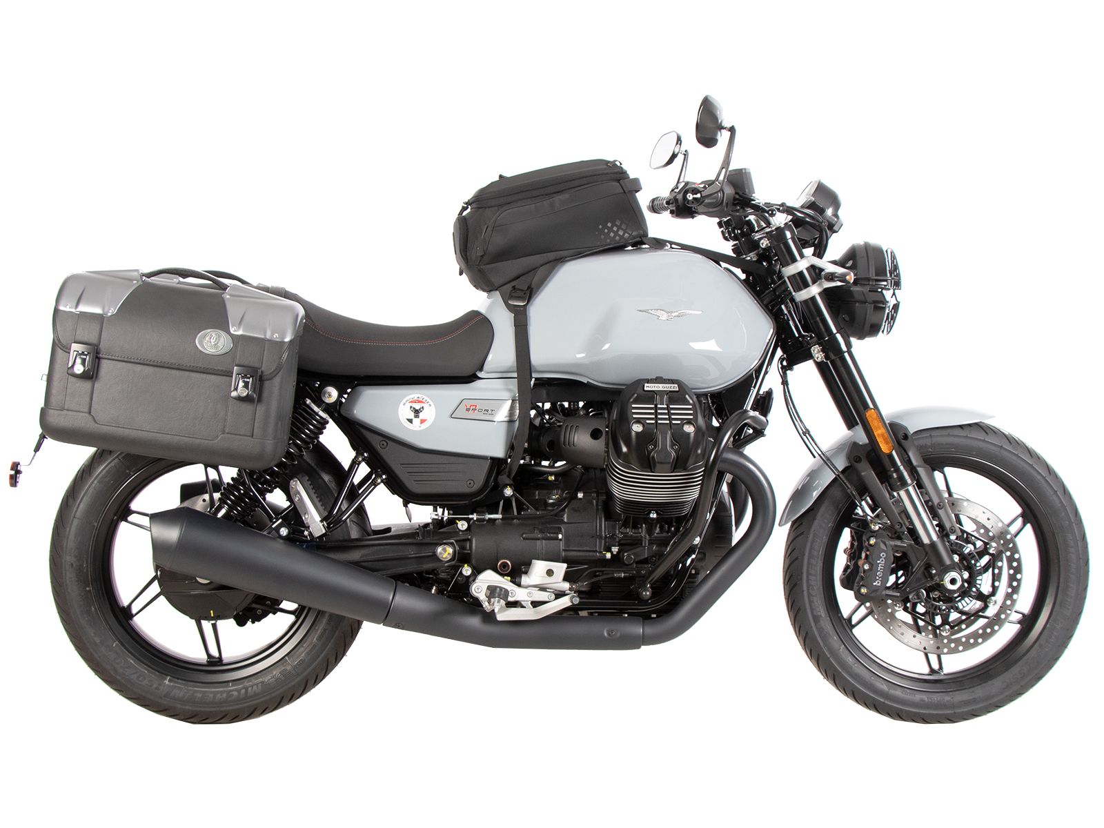 C-Bow Seitenträger schwarz für Moto Guzzi V7 850 Stone (25- ) Hepco & Becker