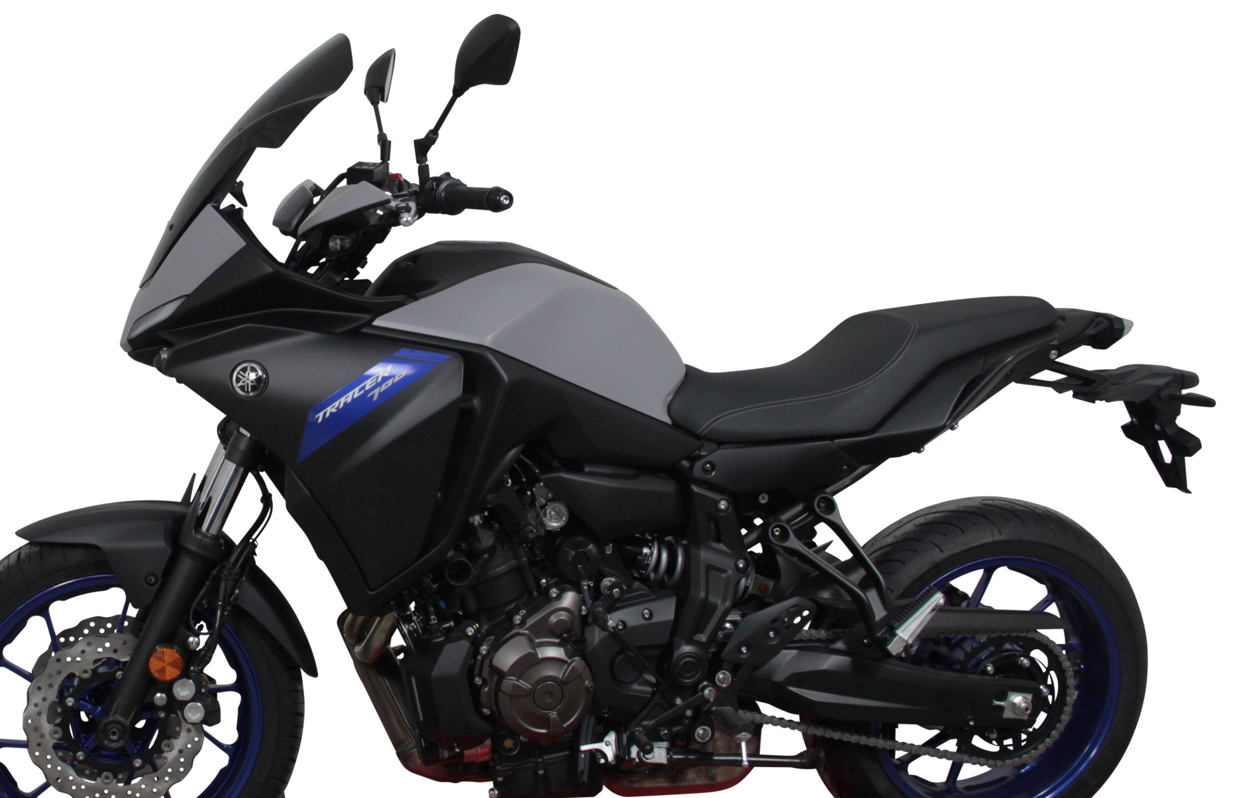MRA Tourenscheibe "TM" schwarz für Yamaha Tracer 700 / Tracer 7 (20-24)