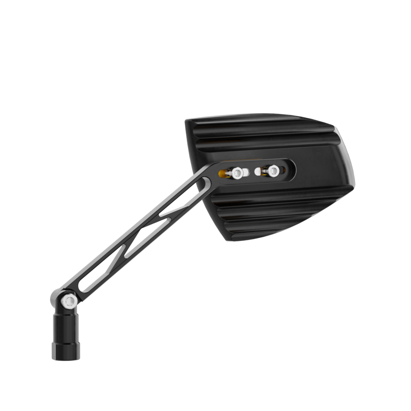 HIGHSIDER pro Spiegel Wave Schwarz/Gold (Paar)