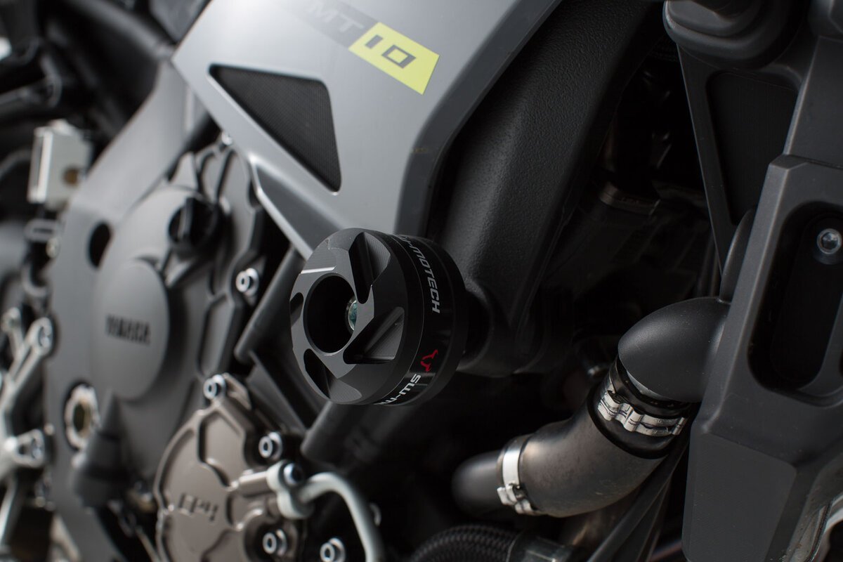 SW-Motech Sturzpad-Kit schwarz für Yamaha MT-10 / SP