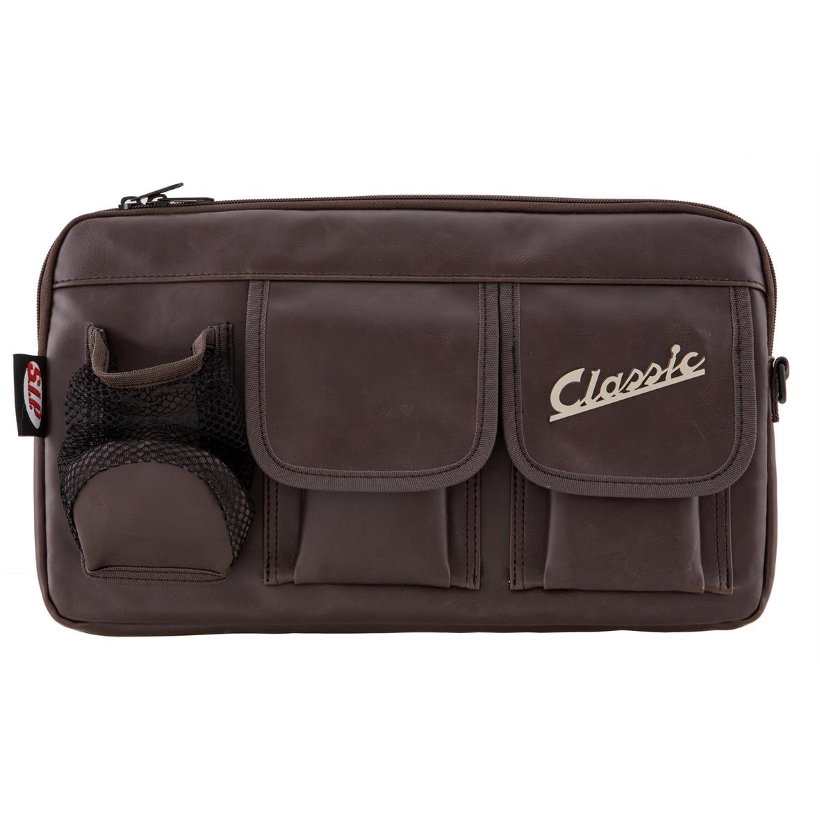 Tasche "Classic" für Gepäckfach/Handschuhfach Vespa - braun, Kunstleder