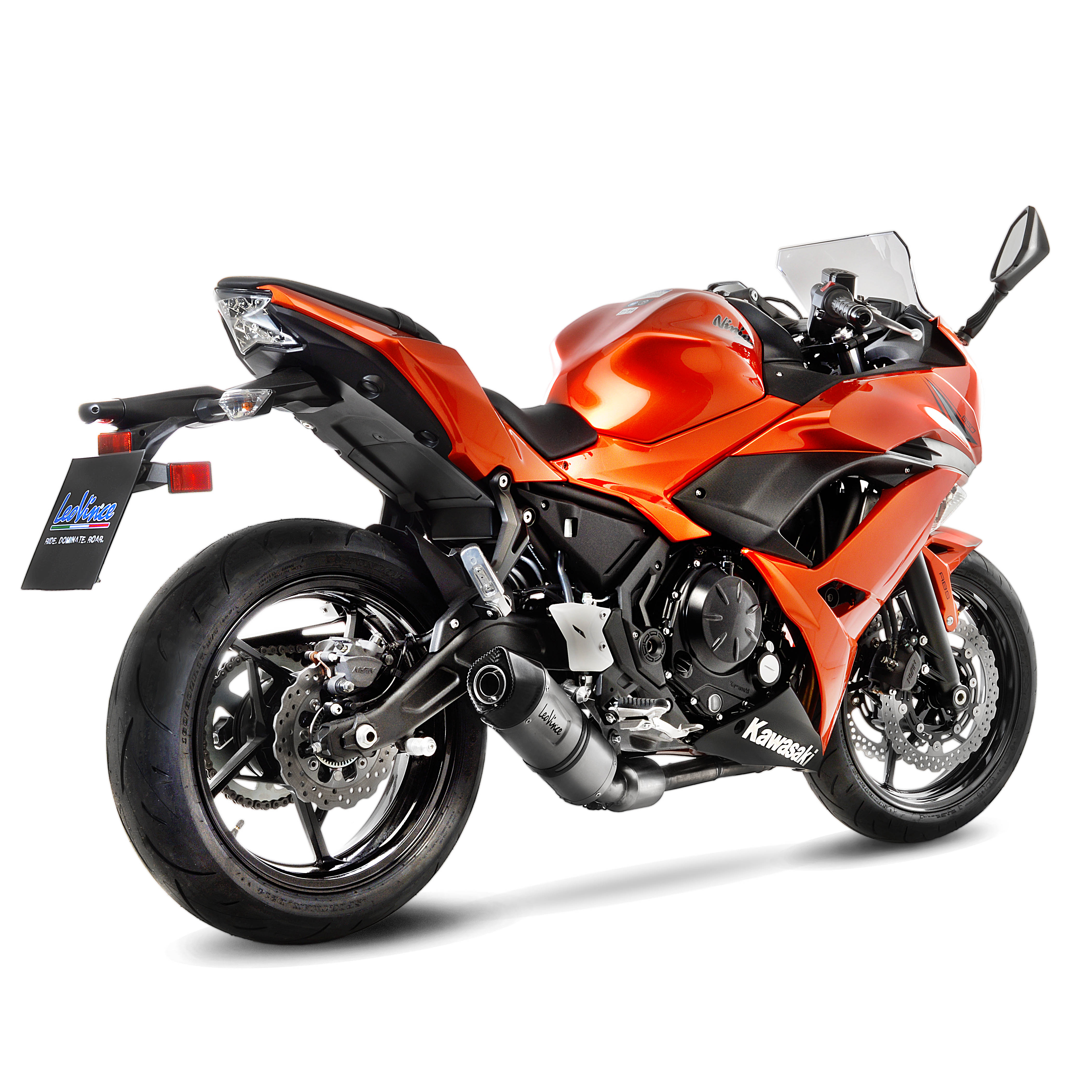 LeoVince Auspuffanlage SBK LV One Evo 2, Edelstahl, Komplettanlage für Z 650 / Ninja 650 (Bj.17-19)