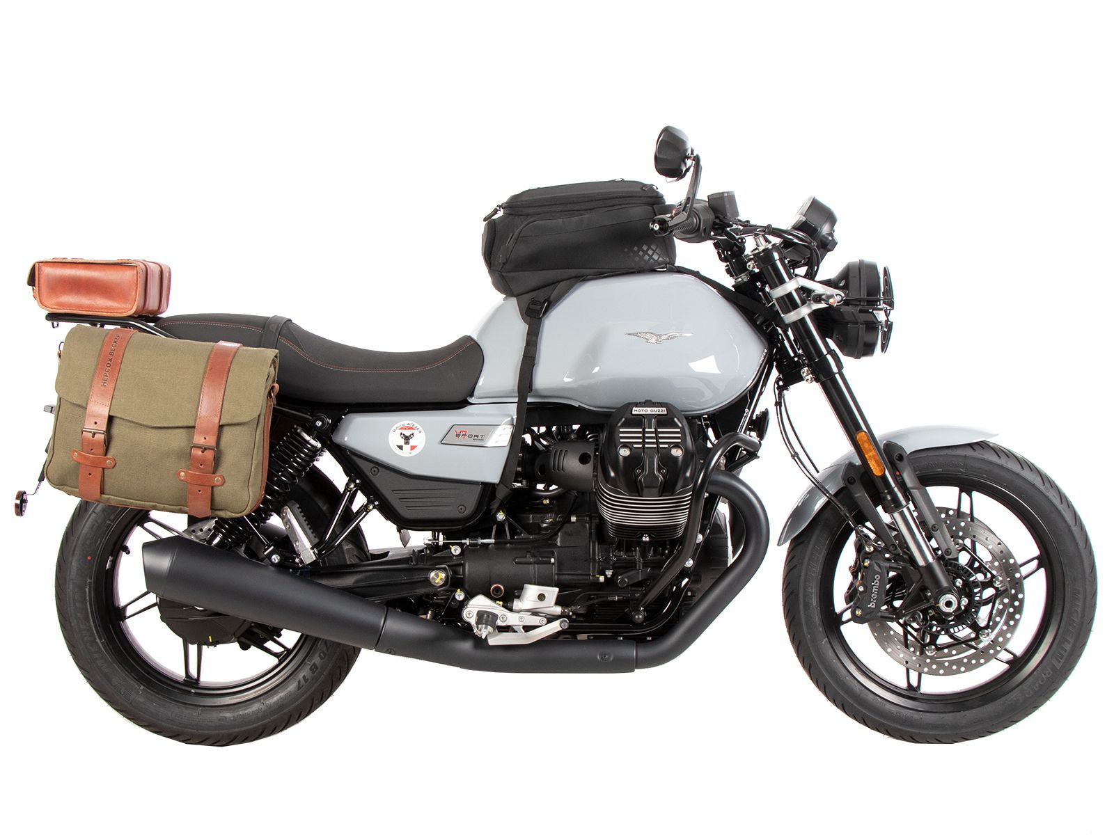 Rohrgepäckbrücke schwarz für Moto Guzzi V7 850 Sport (25-) Hepco & Becker