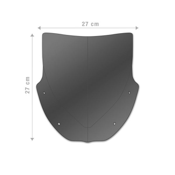 Windschild für Yamaha XSR 700 - Barracuda
