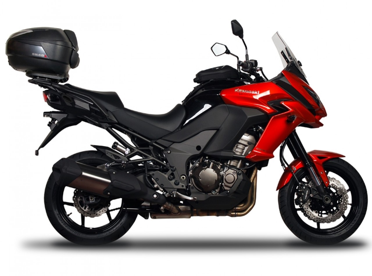 Shad Top Case Montagesatz für Kawasaki original Gepackträger GTR 1400 / Versys 1000 / Versys 1100