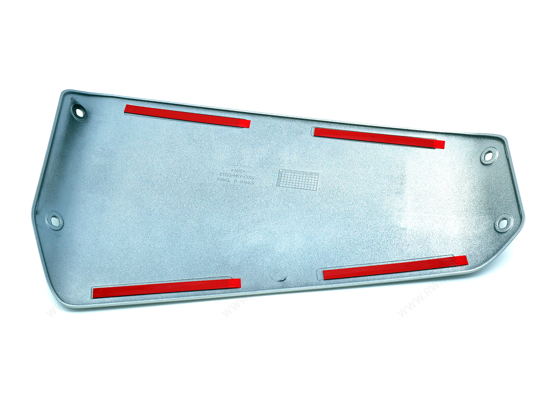 Kofferblenden-Set silber für das Seitenkoffer-Set für Honda Forza 750 2021-