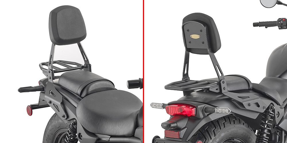 Sissybar mit Träger für Kawasaki Eliminator 500 (24-)