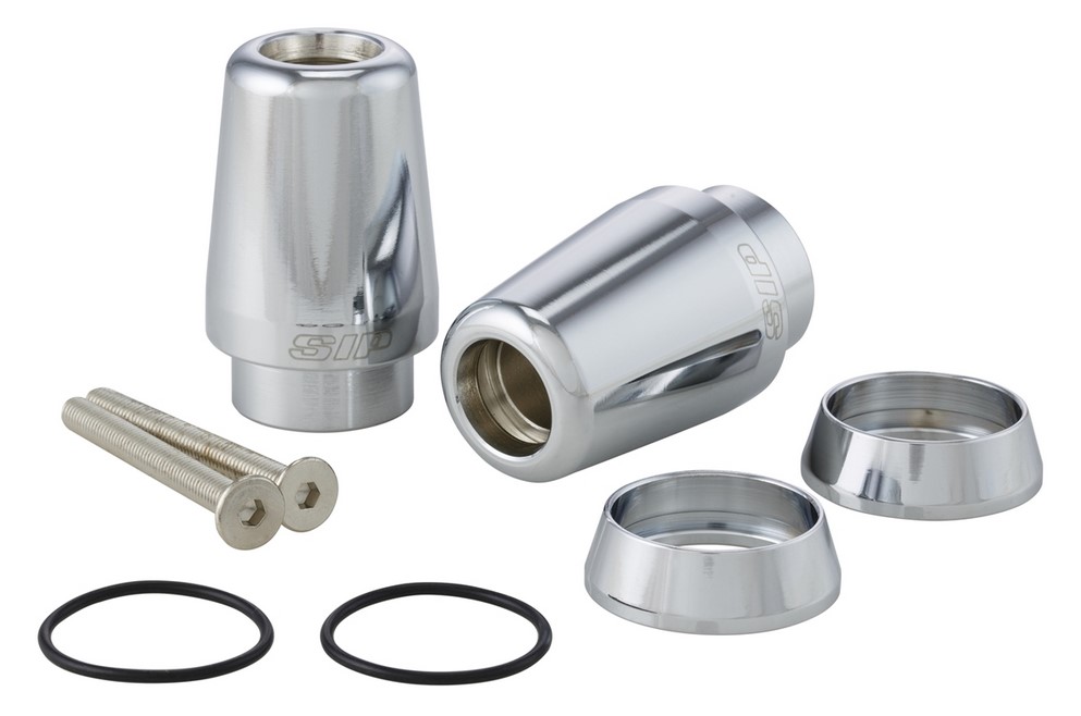 Lenkerendengewichte für Vespa GTS/​GTS Super/​GTV/​GT 60/​GT/​GT L 125-300ccm, chrom