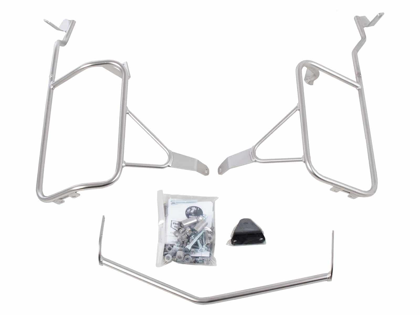 Seitenkofferträger Cutout Edelstahl für Xplorer Cutout Koffer 40/37 für BMW F 800 GS (08-18)