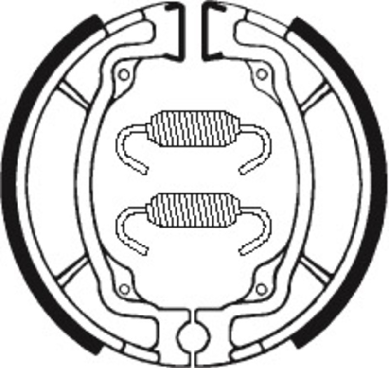 Tecnium Scooter/Street/Off-Road/ATV Organische Bremsbacken - BA015