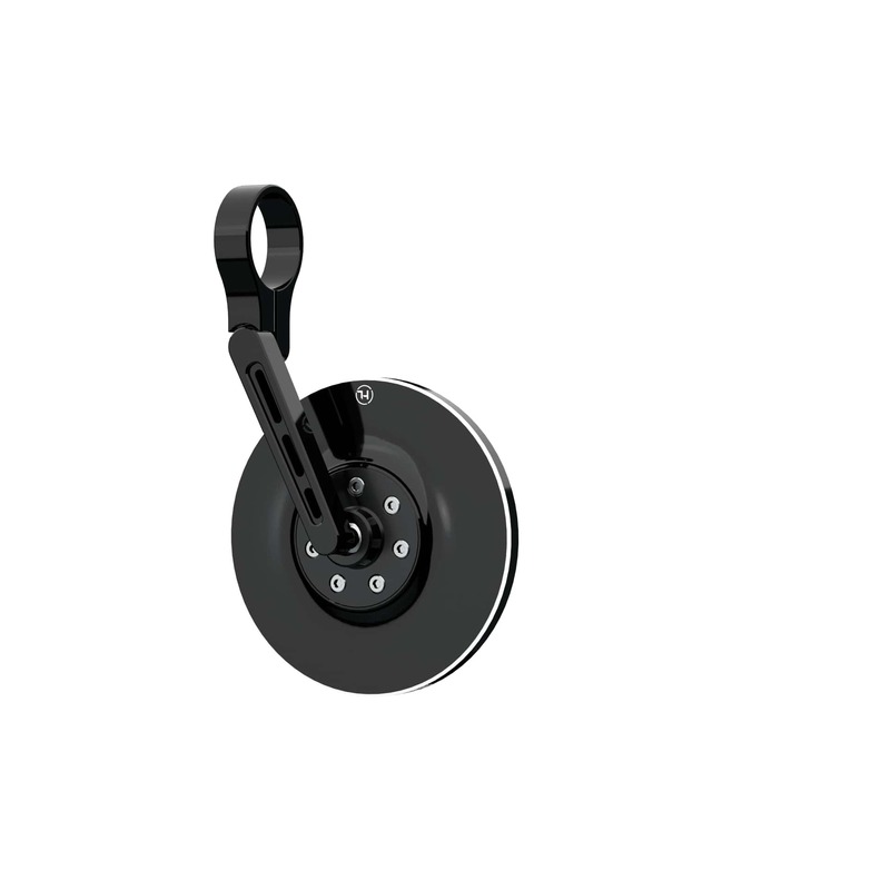 HIGHSIDER pro Lenkerendenspiegel Conero Schwarz Kurz (1Stck.)
