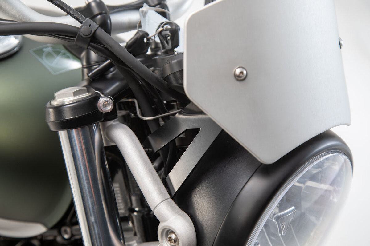 SW-Motech Windschild silbern für Triumph Street Scrambler 900 (16-)