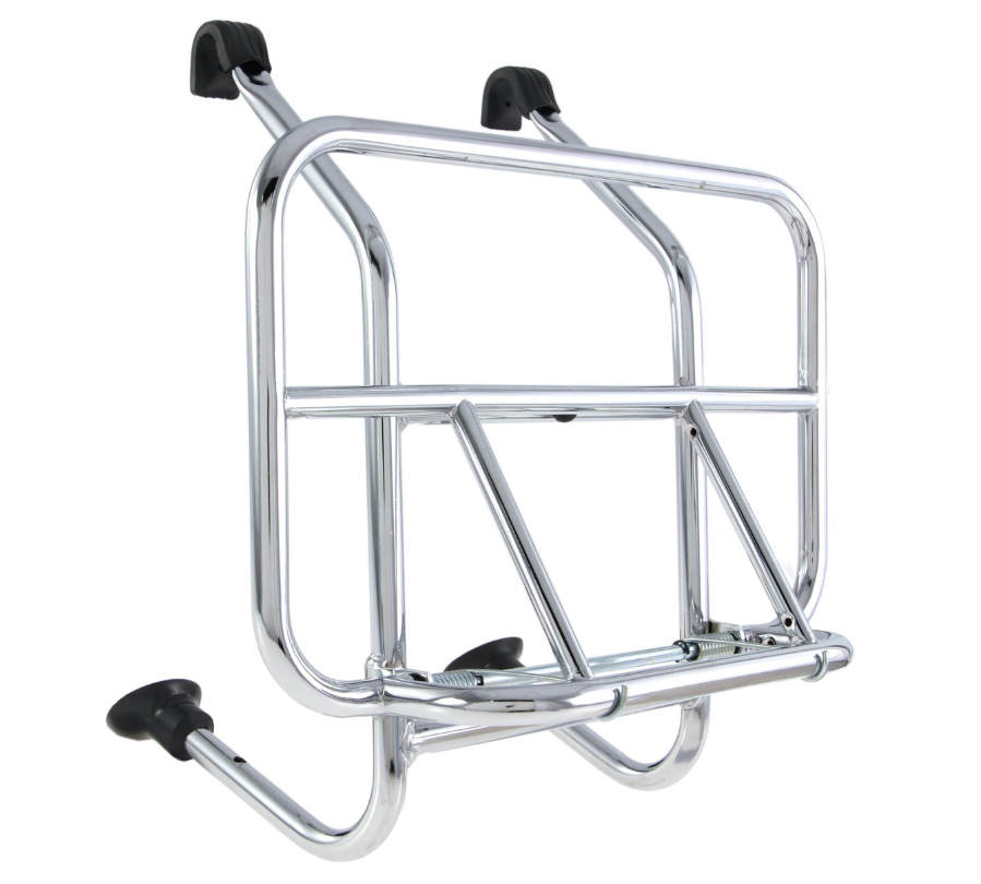 Gepäckträger vorne für Vespa PX 80-200ccm, klappbar, chrom