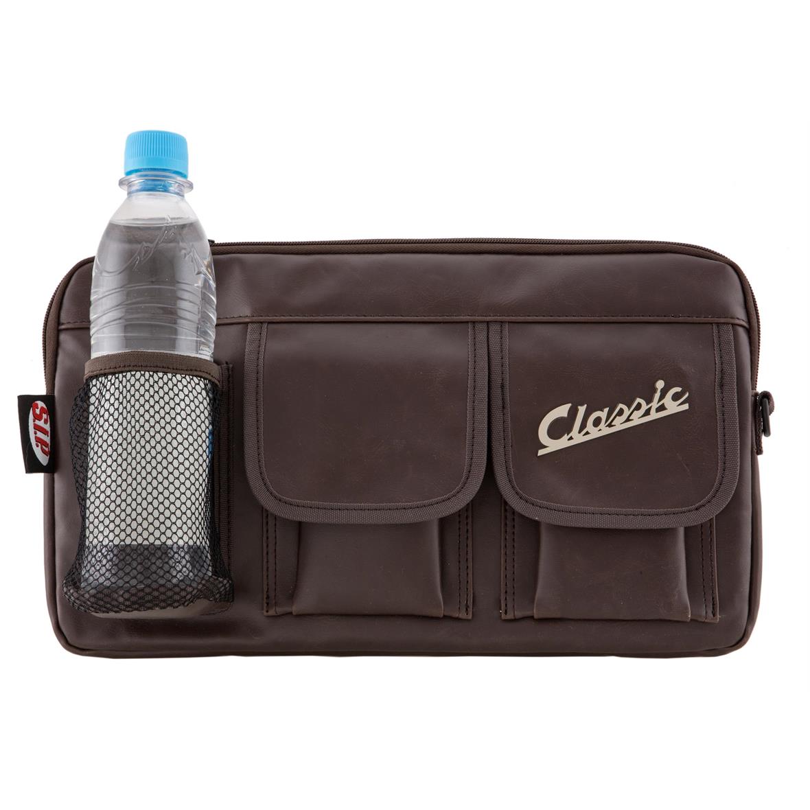 Tasche "Classic" für Gepäckfach/Handschuhfach Vespa - braun, Kunstleder