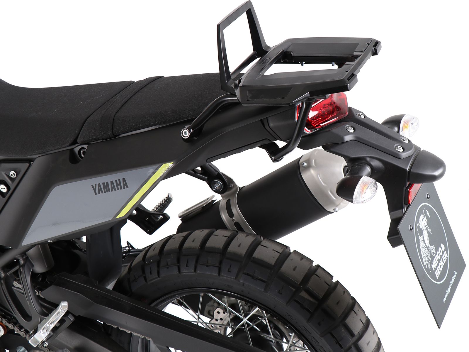 Alurack Topcaseträger schwarz für Yamaha Ténéré 700 (25-) Hepco & Becker