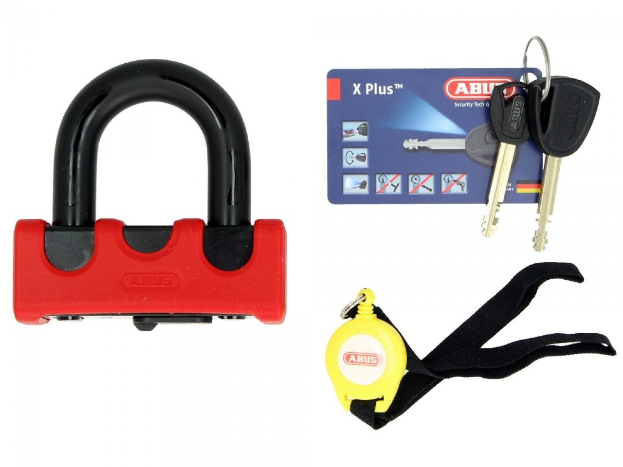 ABUS Bügelschloss Granit Power XS 67 für Motorrad, Scooter & Vespa