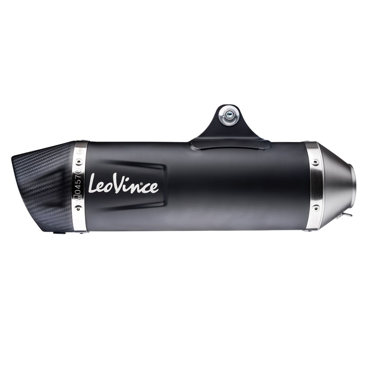 LeoVince Auspuffanlage SBK Nero für Yamaha X-Max 300 Tech Max, Edelstahl, slip on, ABE, Euro5