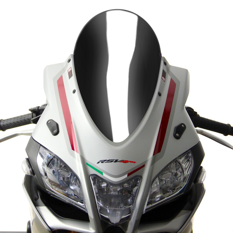 Racingscheibe MRA "R" schwarz Aprilia RSV4 RF 2015 -