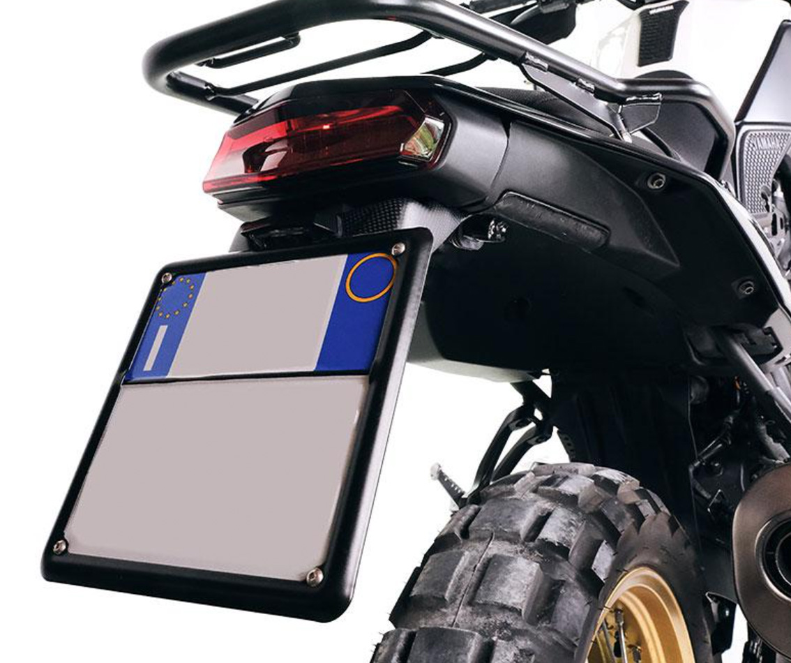 Kurzer Kennzeichenhalter aus Carbon für Yamaha Ténéré 700 (19-24)-