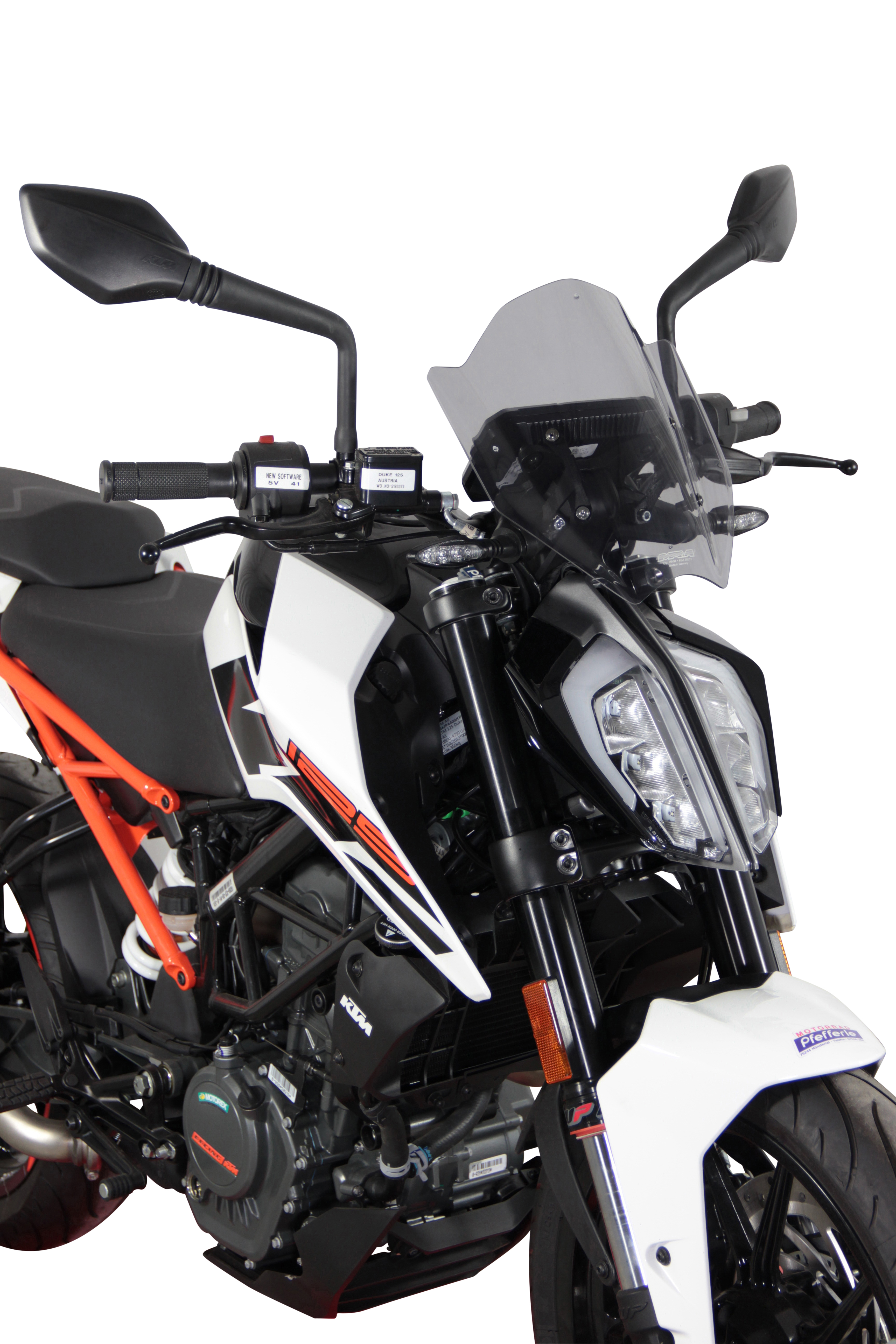 Sportscheibe MRA "NSPM" für KTM DUKE 125 / 390 (Bj.2017-)