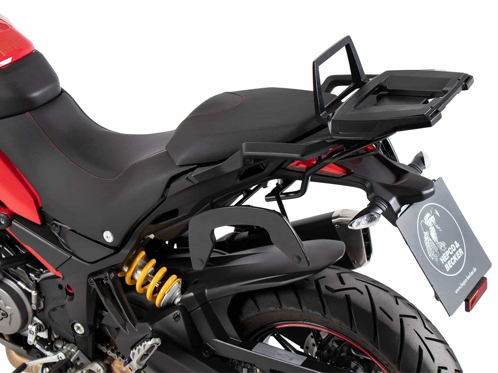 Alurack Topcaseträger für Ducati Multistrada 950 /S (17-21) Hepco & Becker
