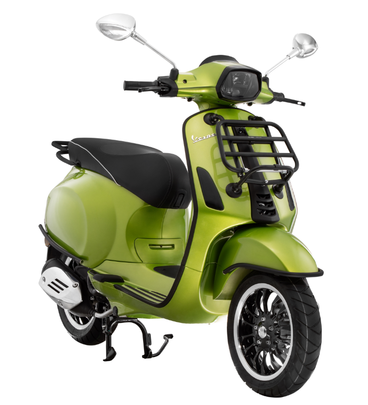 Stoßstange Kotflügel vorne für Vespa Primavera/​Sprint/Elettrica 50-150ccm, schwarz matt
