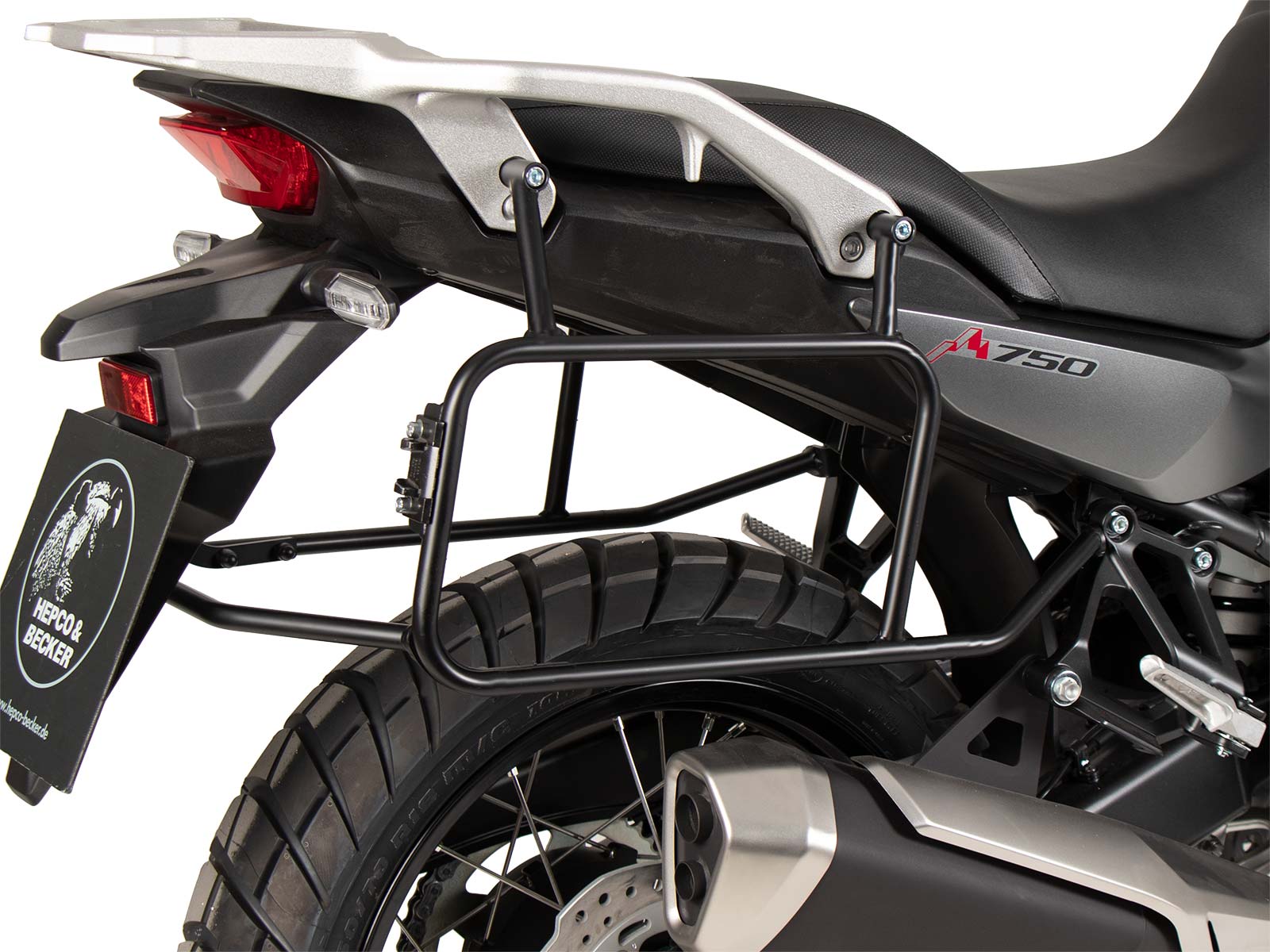 Seitenkofferträger festverschraubt schwarz für Honda XL 750 Transalp / E-Clutch (25-) Hepco & Becker