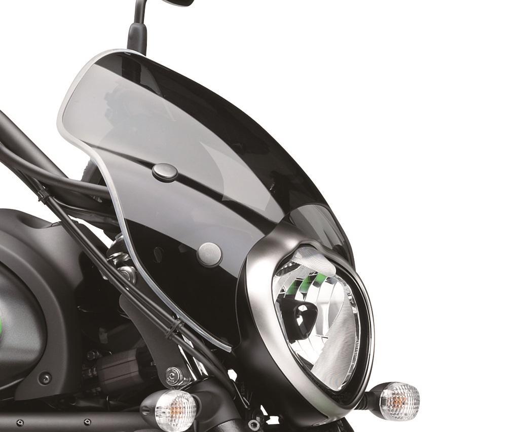 Windschild CAFE STYLE getönt Quick Release für Vulcan S (Bj.15-19) Original Kawasaki