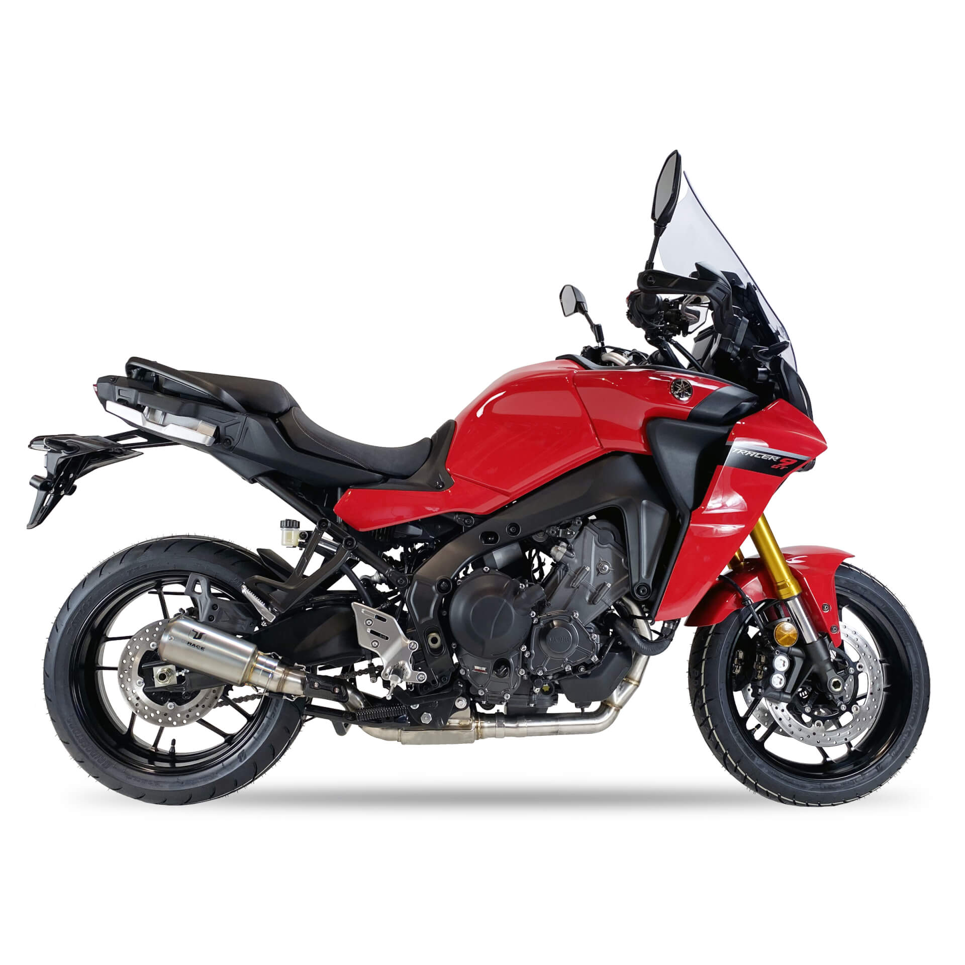 IXRACE MK2 Komplettanlage für Yamaha Tracer 9 /GT, Edelstahl, E-geprüft, Euro5