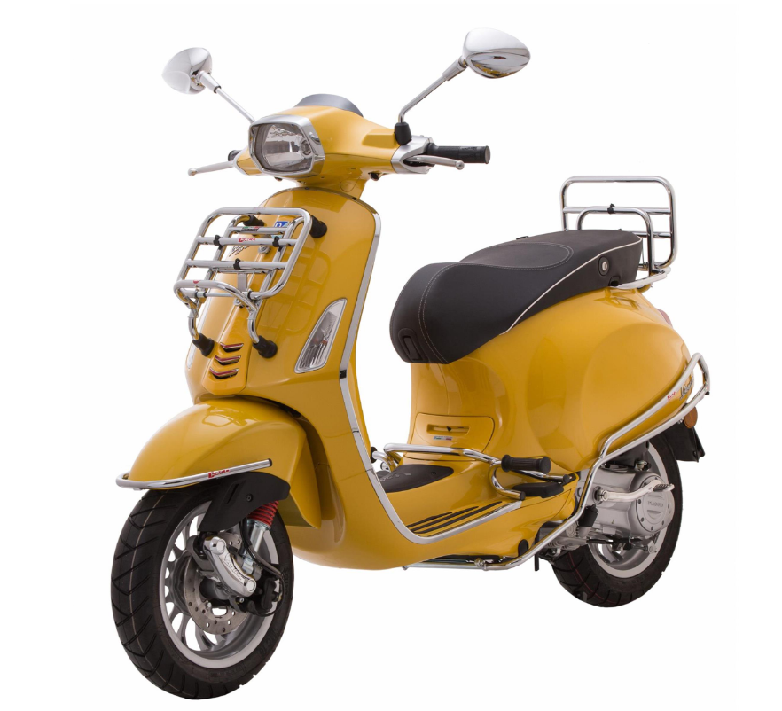 Stoßstange Kotflügel vorne für Vespa LX/​LXV/​S/​Primavera/​Sprint/Elettrica 50-150ccm, chrom