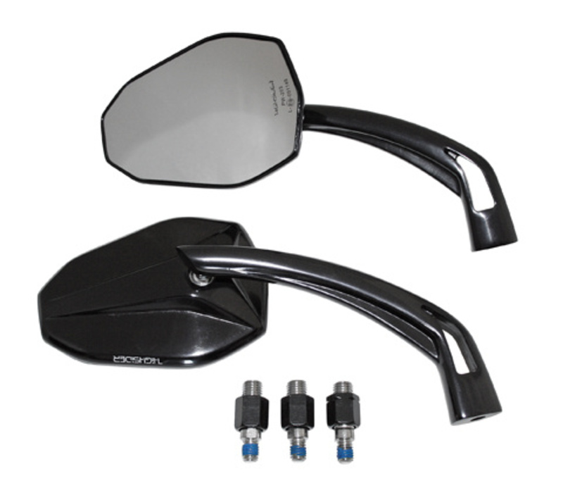 HIGHSIDER pro Spiegel Victory Schwarz (Paar)