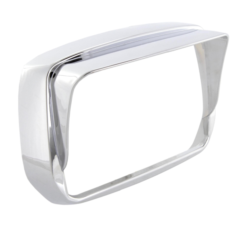 Lampenring mit Lampenschirm für Vespa S 50-150ccm, chrom