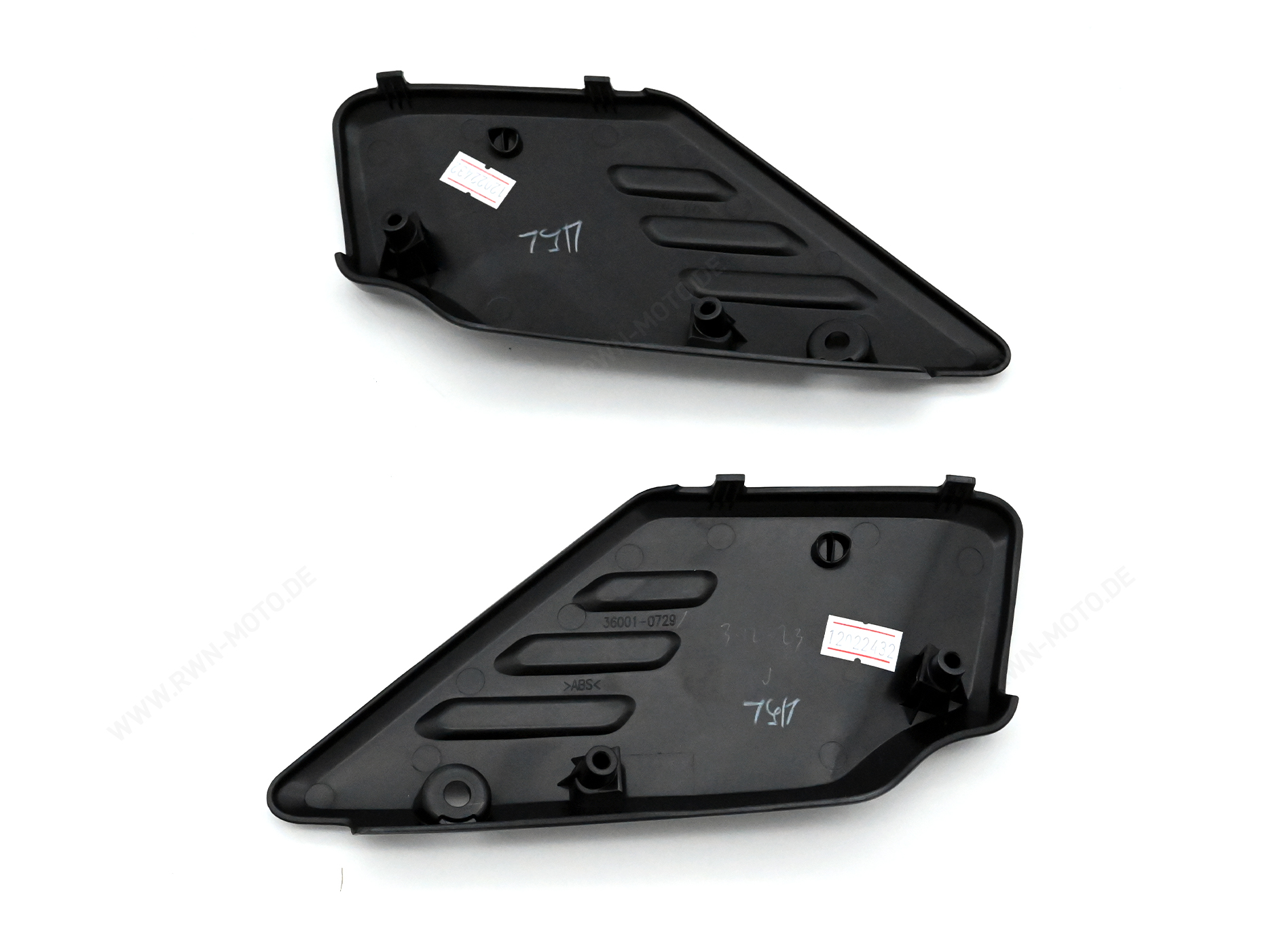 Kniepad-Set schwarz für Kawasaki für Z 650 RS 2022- original