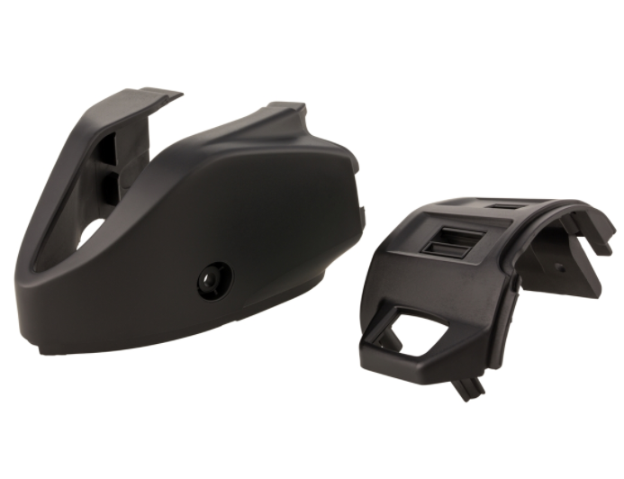 Abdeckung Schaltereinheit, rechts/links, vorne/hinten für Vespa Primavera/​Sprint, schwarz matt
