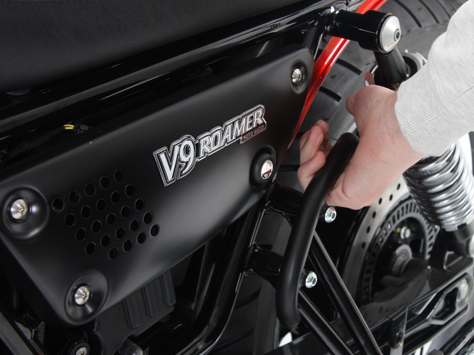 Aufbockhebel für Hauptständer für V 7 III stone/ special/ Anniversario/ Racer (Bj.17-)
