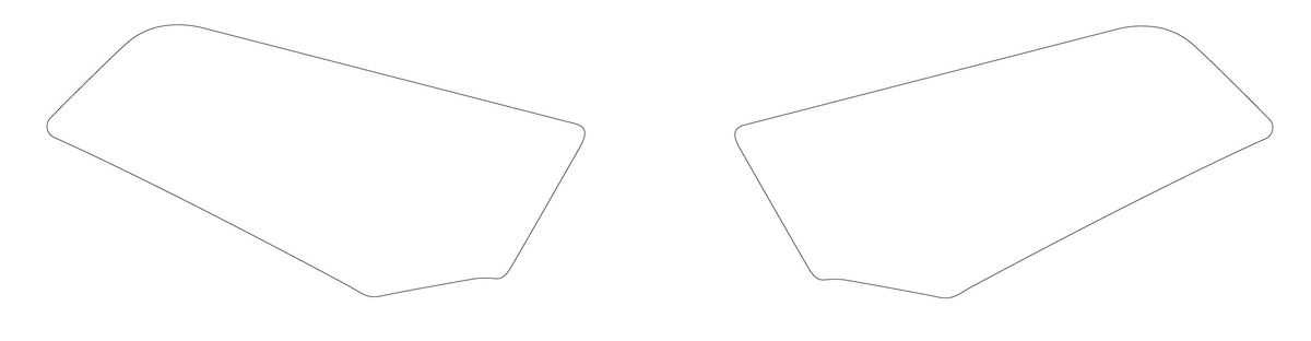 KTM Kraftstofftank Schutzaufkleberkit für Duke 125 / 390 (Bj.17-)