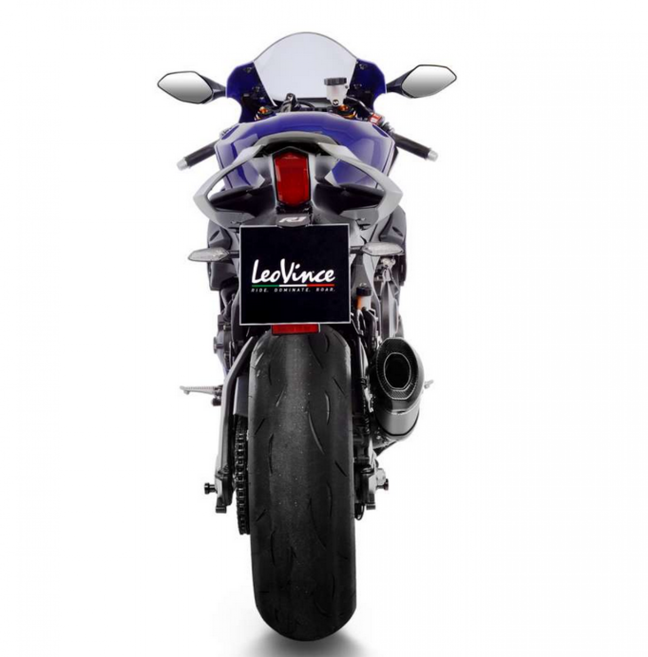 LeoVince Auspuffanlage Factory S für Yamaha YZF-R1 /M, Titan, slip on, Euro5, E-Gutachten