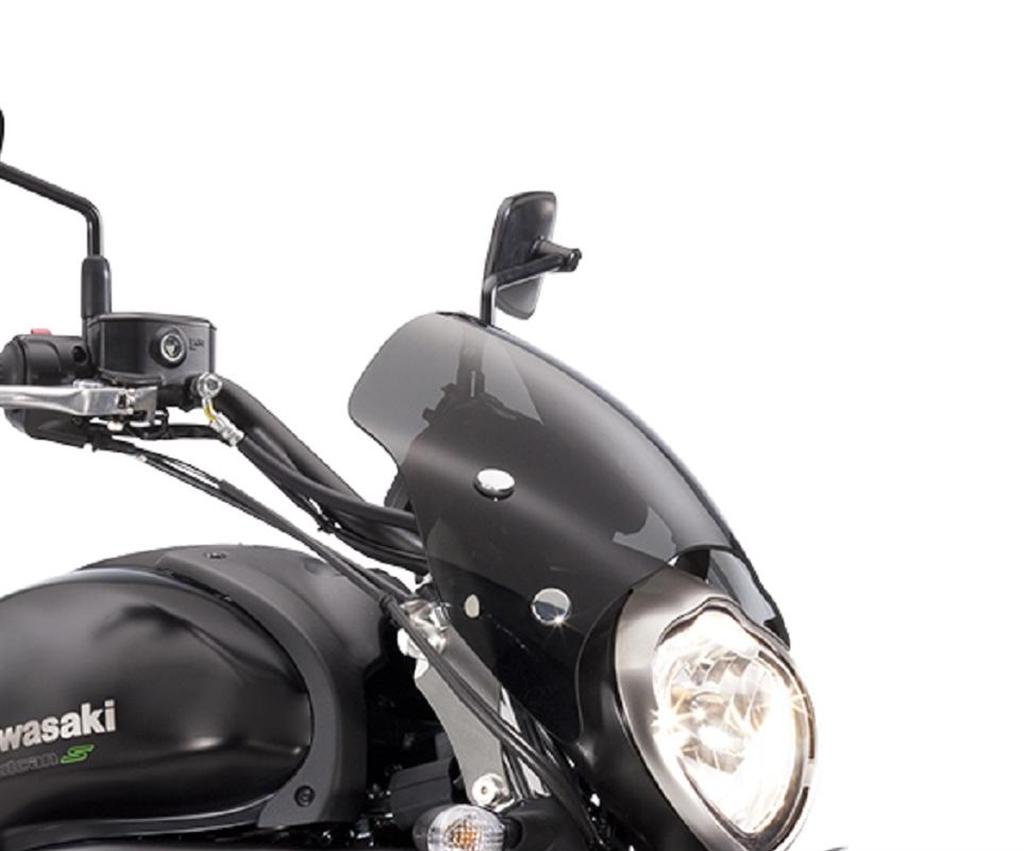 Windschild CAFE STYLE getönt Quick Release für Vulcan S (Bj.15-19) Original Kawasaki