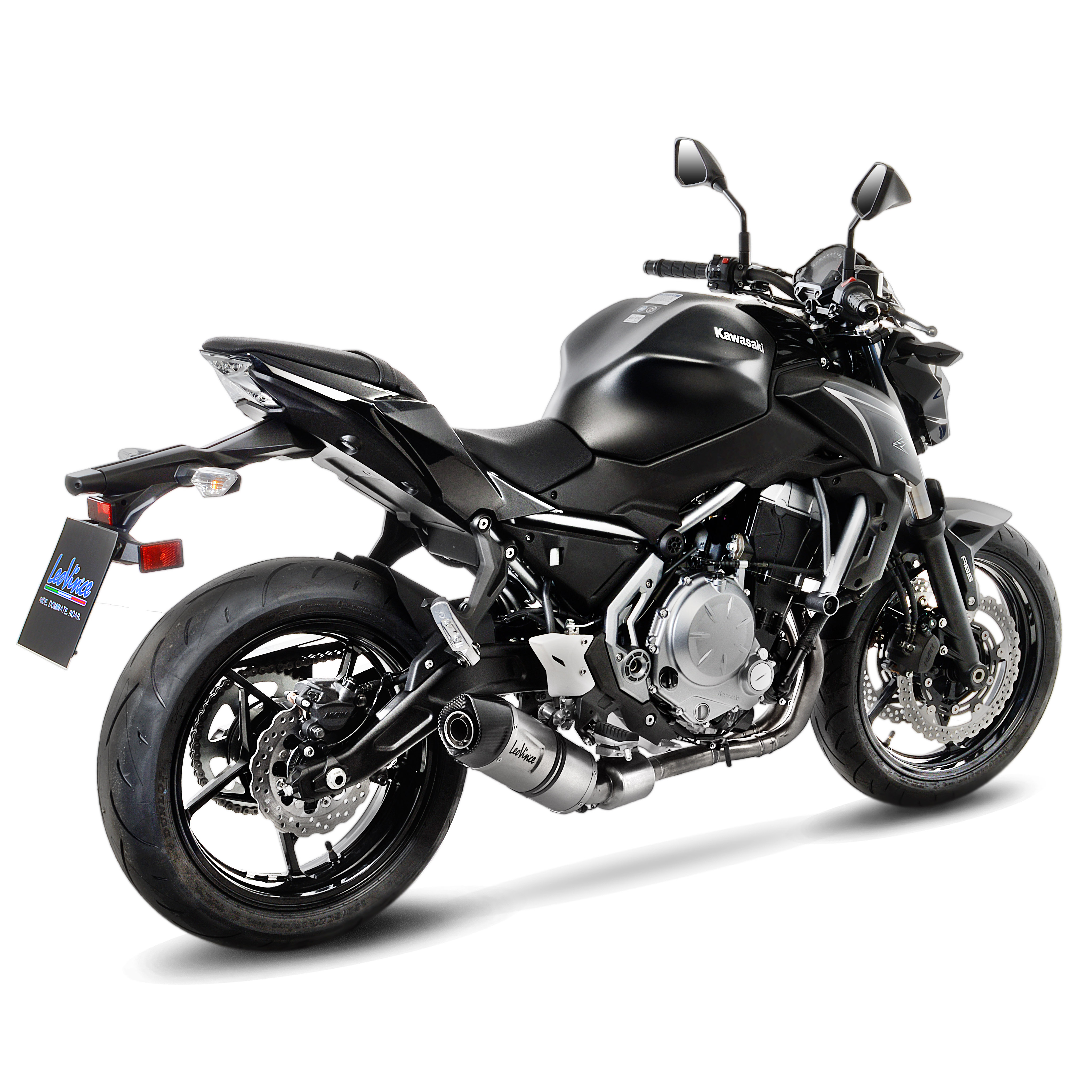 LeoVince Auspuffanlage SBK LV One Evo 2, Edelstahl, Komplettanlage für Z 650 / Ninja 650 (Bj.17-19)