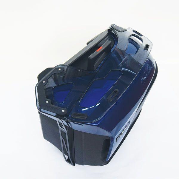 Gepäckträger für Seiten-Koffer BMW K 1600 GT/GTL, R 1250 RT, R 1200 RT, PMMA, transparent
