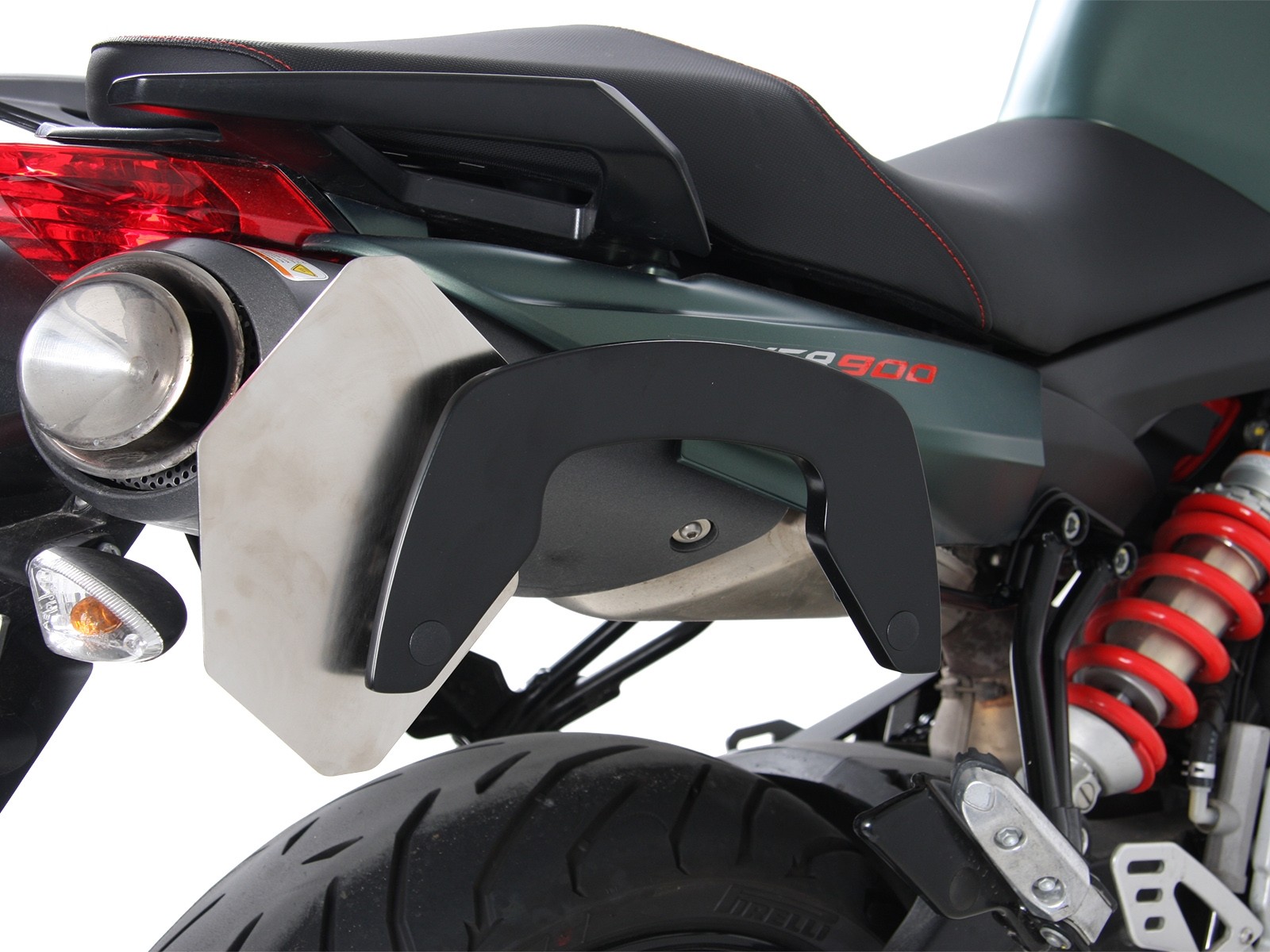 C-Bow Seitenträger schwarz für Aprilia Shiver 900 (Bj.17-) Hepco & Becker