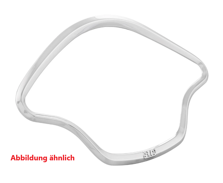 Zierring Tachometer für Vespa Primavera/​Sprint/Elettrica 50-150ccm 2T/​4T AC, chrom matt