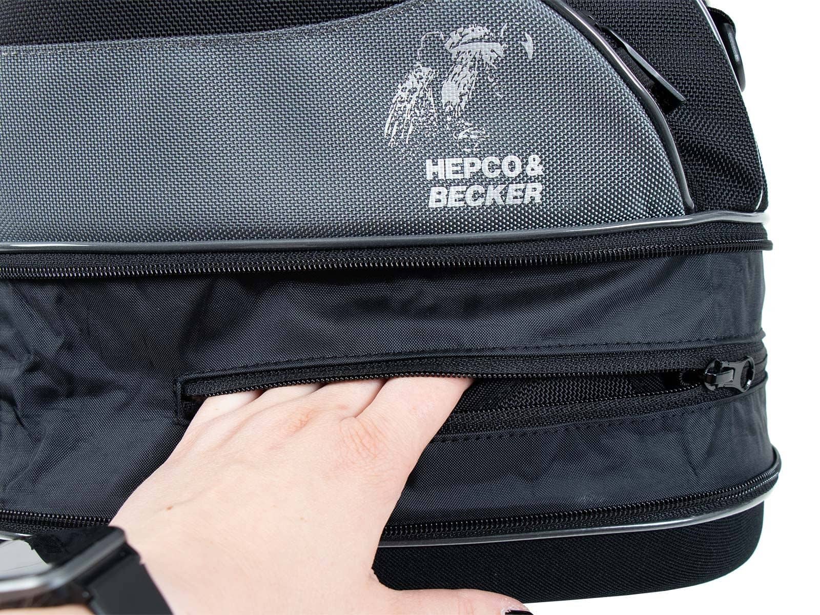 Hecktasche Street Basic schwarz für Sportracks und Smartraks Hepco & Becker