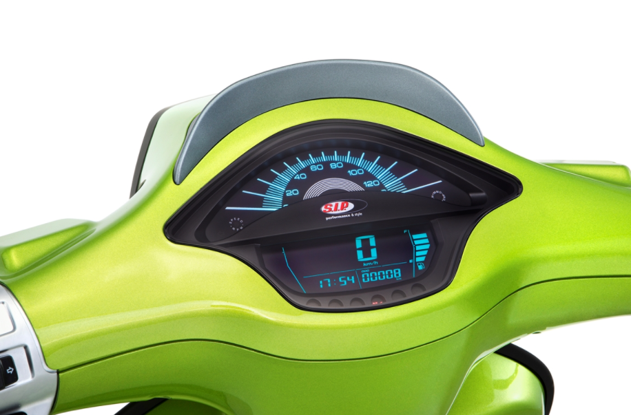 Drehzahlmesser/Tacho für Vespa Primavera/​Sprint 50-150ccm 2T/​4T AC, schwarz