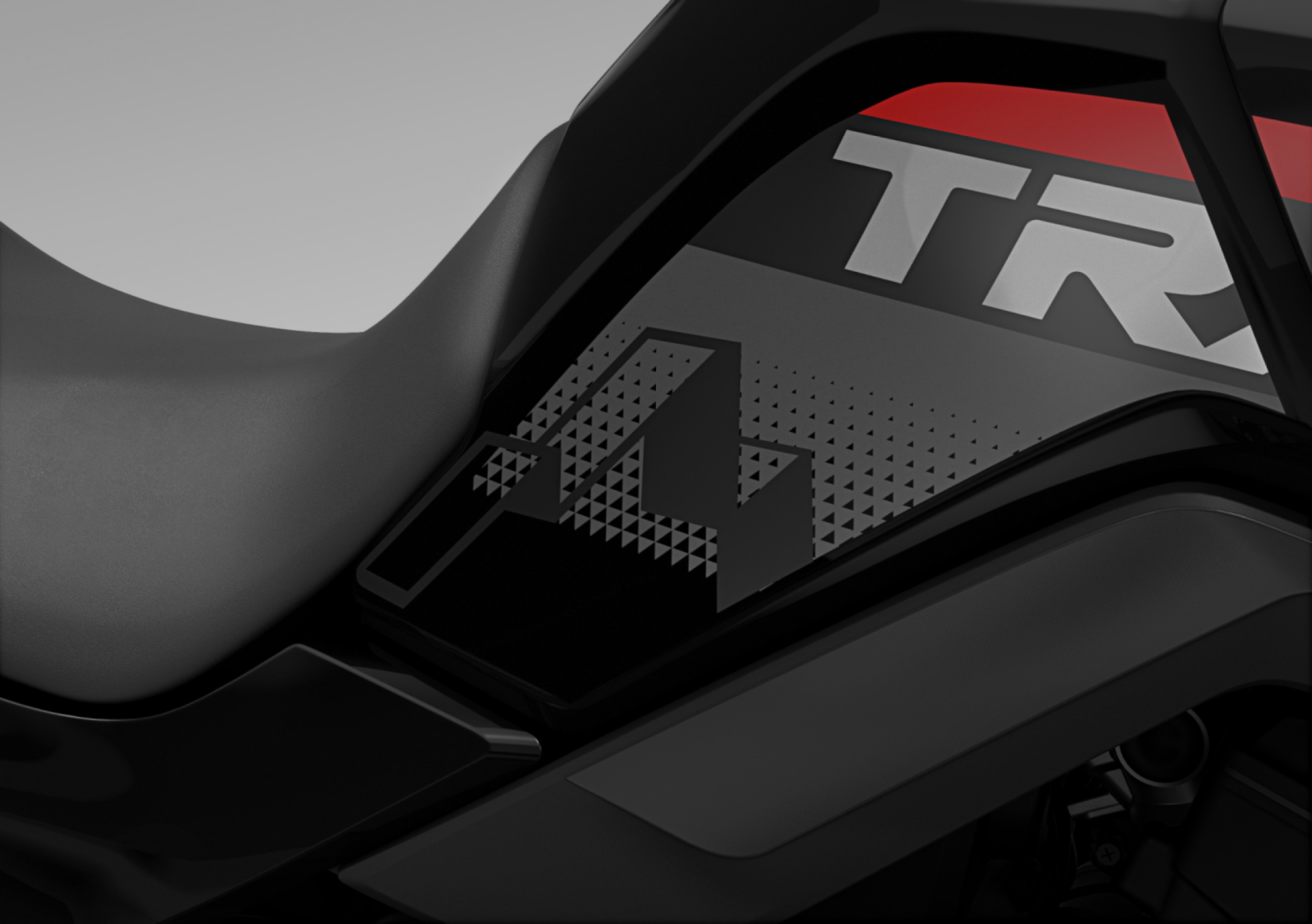 Seitliche Tankprotektoren schwarz für Honda XL 750 Transalp (25-) Original