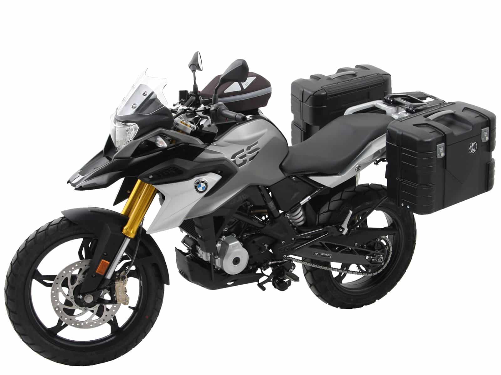 Seitenkofferträger festverschraubt schwarz für BMW G 310 GS (17-19) Hepco & Becker