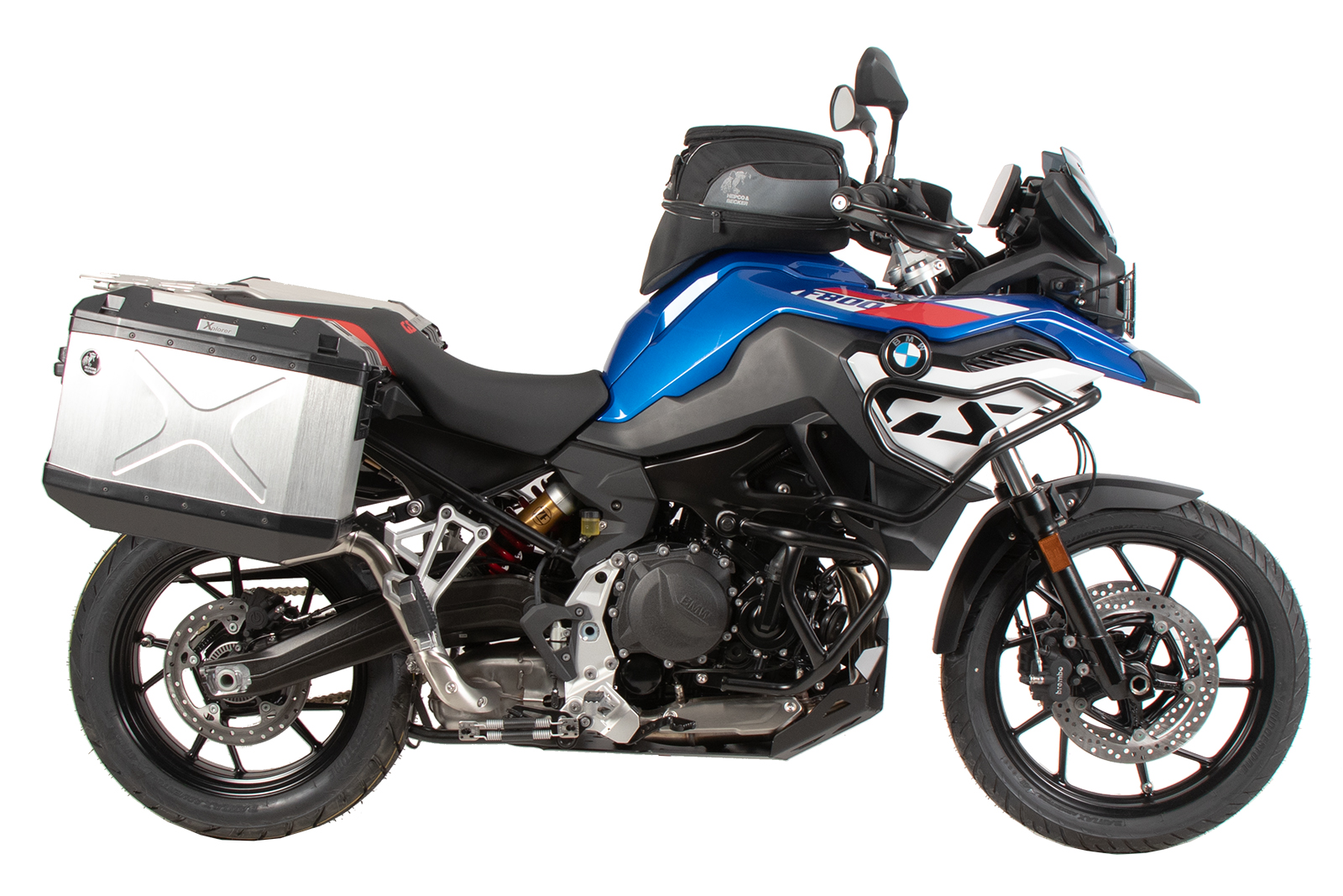 Seitenkofferträger Lock-it abnehmbar schwarz für BMW F 800 GS (24-) Hepco & Becker